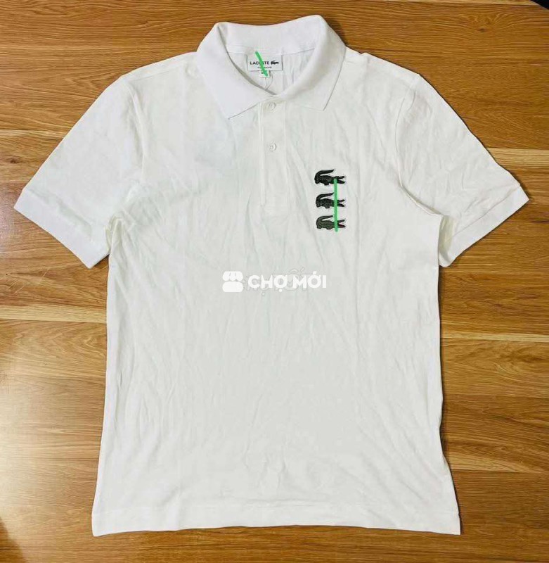 Áo polo Lacoste Nam Trắng size M