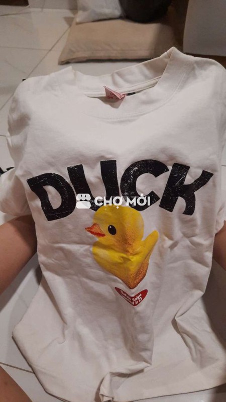 Áo thun Unisex Cotton Trắng