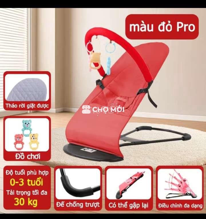 Ghế nhún cho bé Đỏ 0-3 tuổi