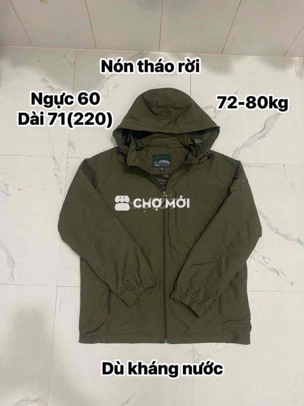 Áo khoác nam dù kháng nước XL