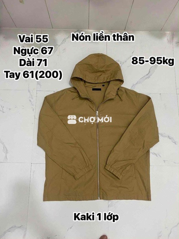 Áo khoác Uniqlo Kaki Nam XL