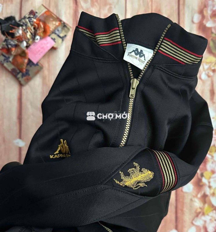 Áo khoác thể thao Kappa nam Thun, logo Ngựa, sizeL