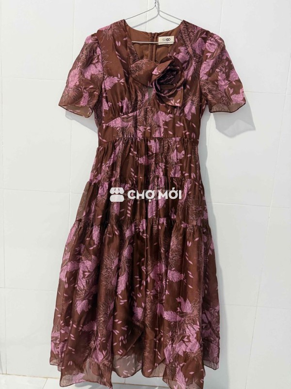 Đầm SIXDO Nữ Nâu hồng size XL