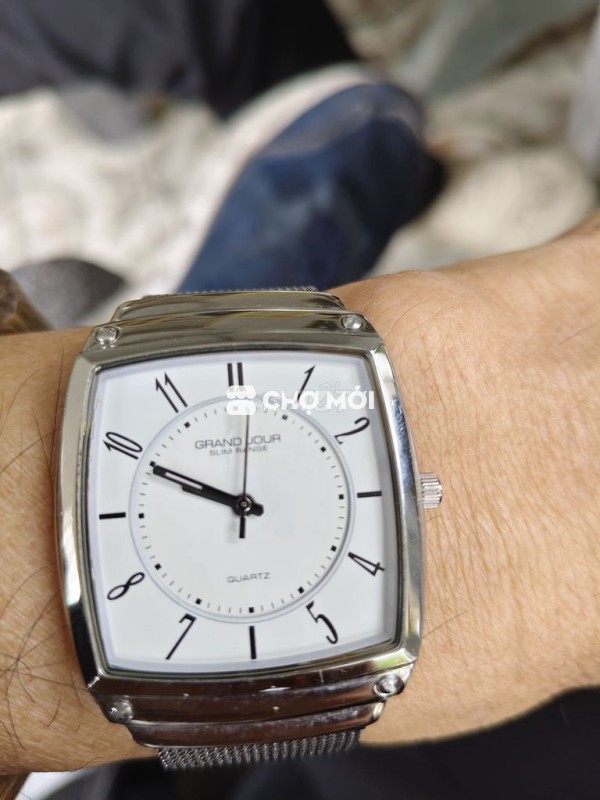 Đồng hồ Grand Jour Slim Range Nam Bạc