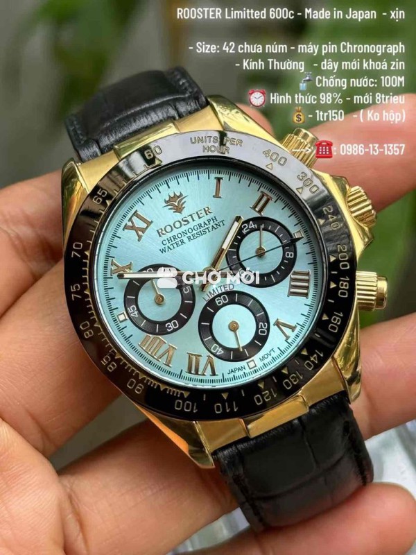 Đồng hồ ROOSTER Limitted 600c Nam 42mm