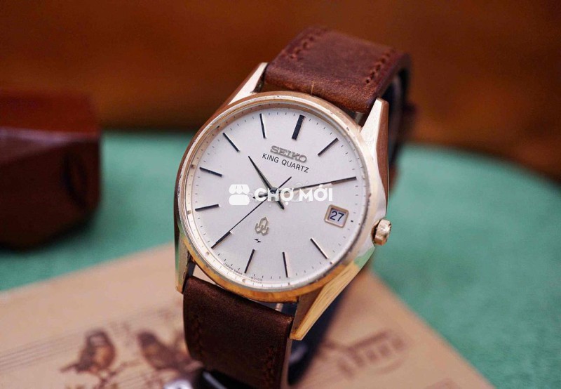 Đồng hồ Seiko King Quartz 5856 Nam Vintage
