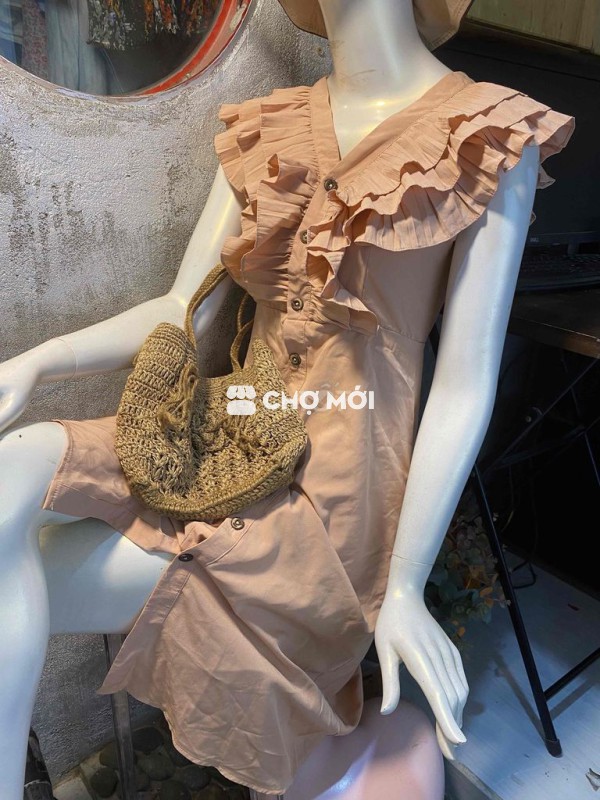 Đầm Nữ Vải Xòe size S đẹp như mới