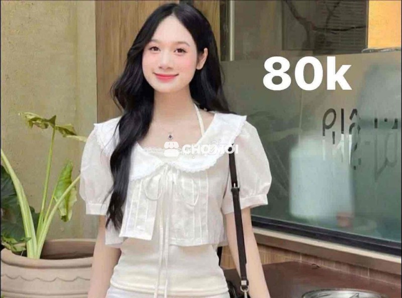 Áo nữ mùa hè size s,m đều mặc được( có hai màu xan