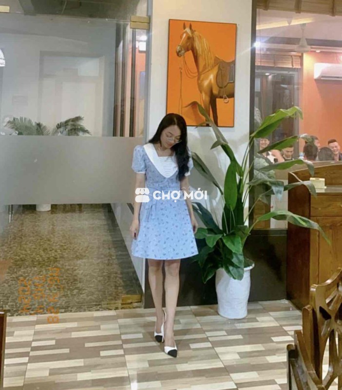 Đầm Nữ Vải mềm mại Ngắn tay