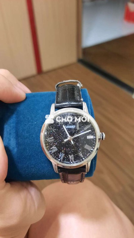 Đồng hồ Casio Nữ dây da Đen