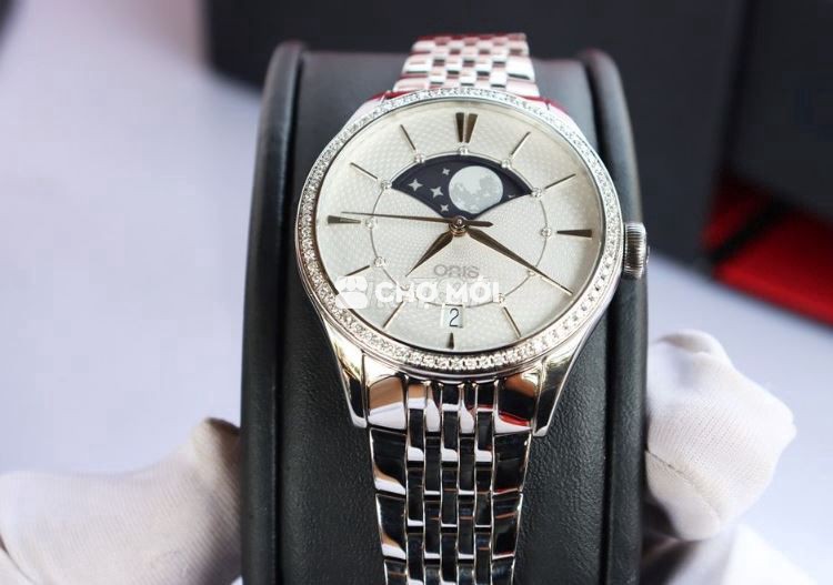 ĐH Nữ Oris Artelier Grande Lune Moonphase Size 36