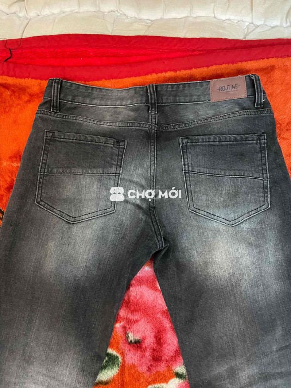 Quần bò Routine nam đen size 32