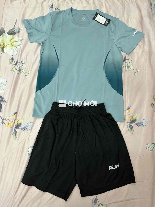 Bộ quần áo thể thao Nam Vải thun