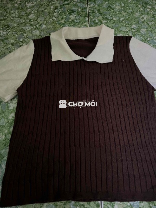 Áo thun nữ len dệt kim