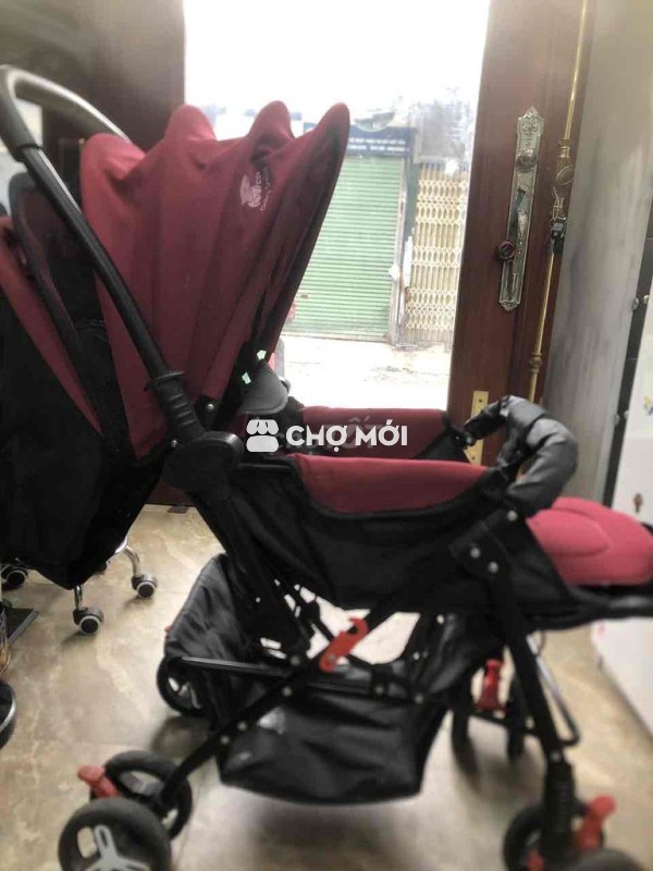 Xe đẩy em bé Baby Smile Đỏ