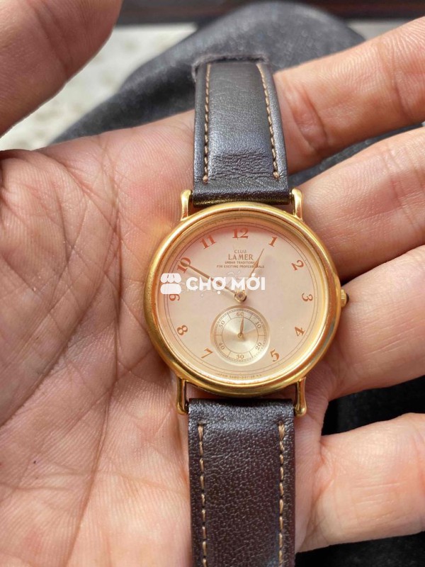 Đồng hồ Citizen Club La Mer Nam Dây da Vàng