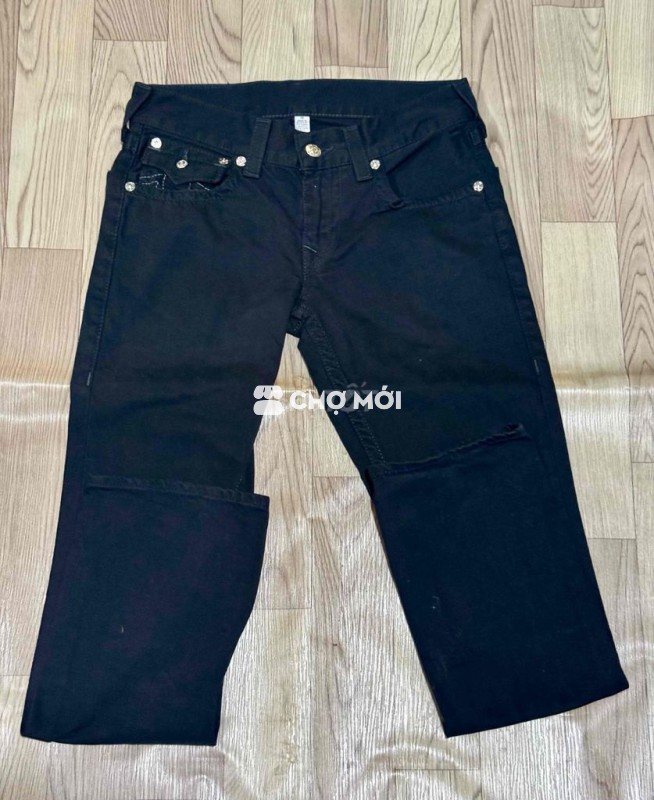 Quần jean nam True Religion Đen