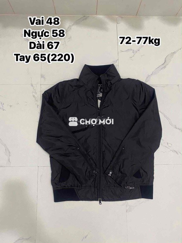 Áo khoác dù Volcom Nam Đen