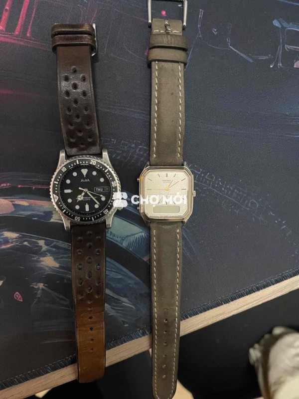 Đồng hồ đeo tay Alba dây da Nam