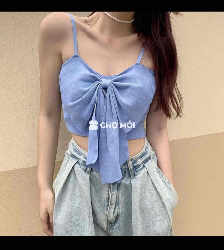 Áo hai dây Nữ len dệt kim