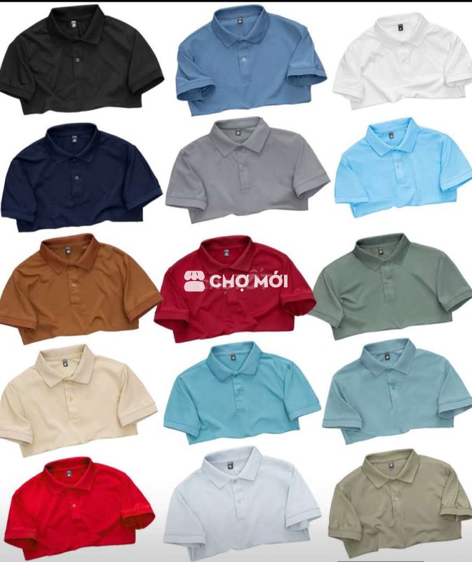 Áo polo vải cá sấu