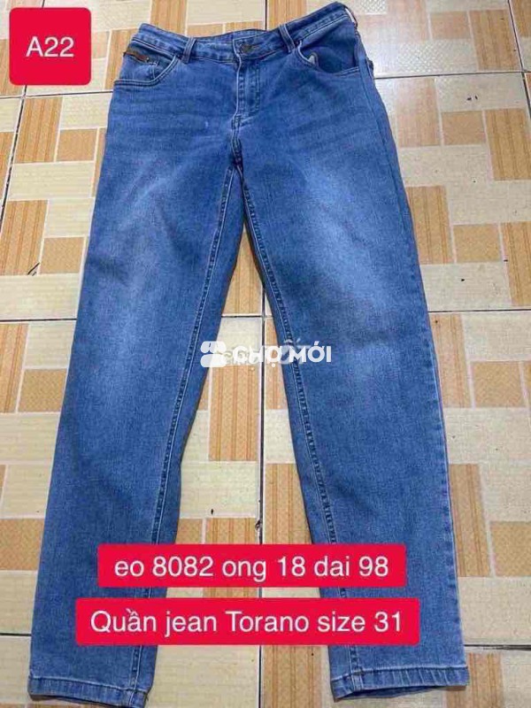 Quần jean Torano nam size 31