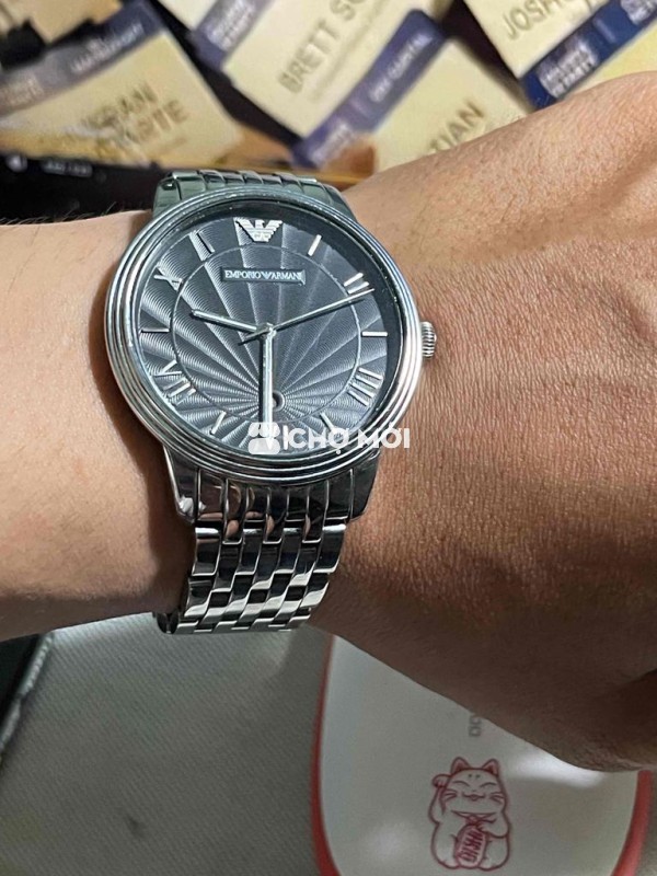 Đồng hồ Armani Ar1614 Nam Bạc 40mm 9 hãng
