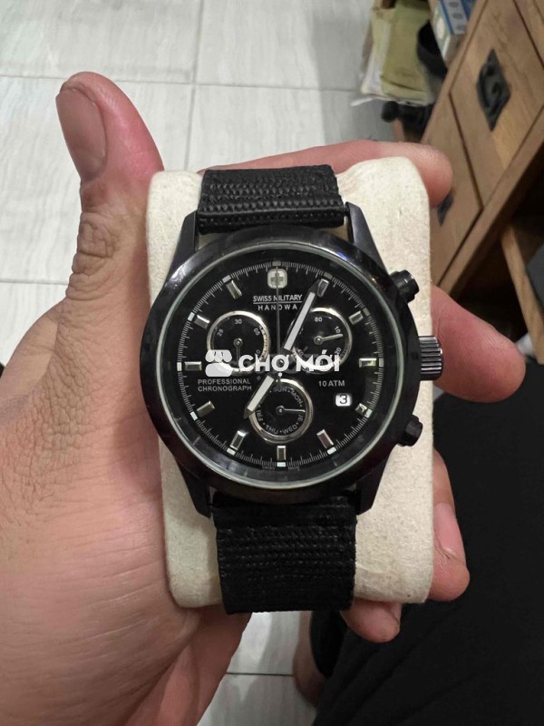 Đồng hồ Swiss Military Hanowa Nam Đen