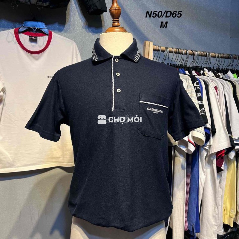 Áo polo Claudio Valentino Nam size M