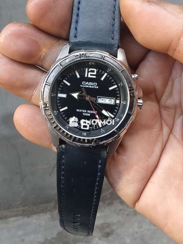 Đồng hồ Casio MTD-1079 Nam Đen