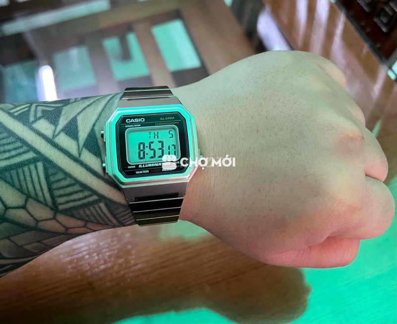 Đồng hồ Casio B-650W Bạc đã dùng