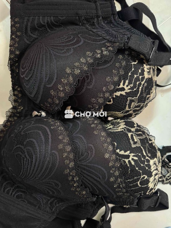 Áo ngực nữ ren đen size 90