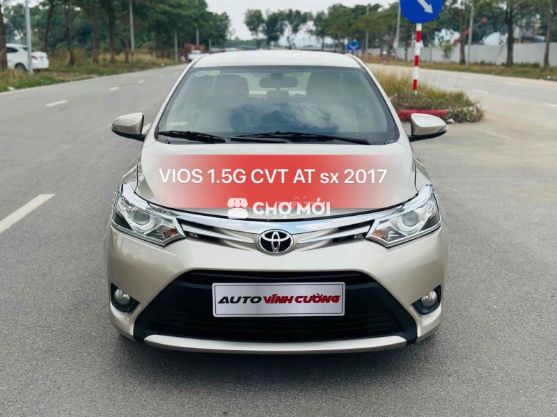 Toyota Vios 2017 1.5G CVT Vàng cát