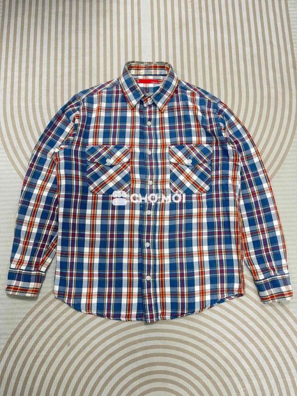 Sơ mi Edwin size M Số đo: vai 44, ngực 54, dài 69