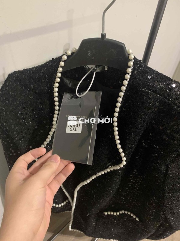 Áo khoác nam Kim sa Đen 2XL