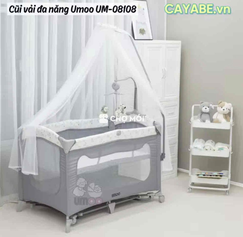 Nôi cũi vải Umoo UM-08167