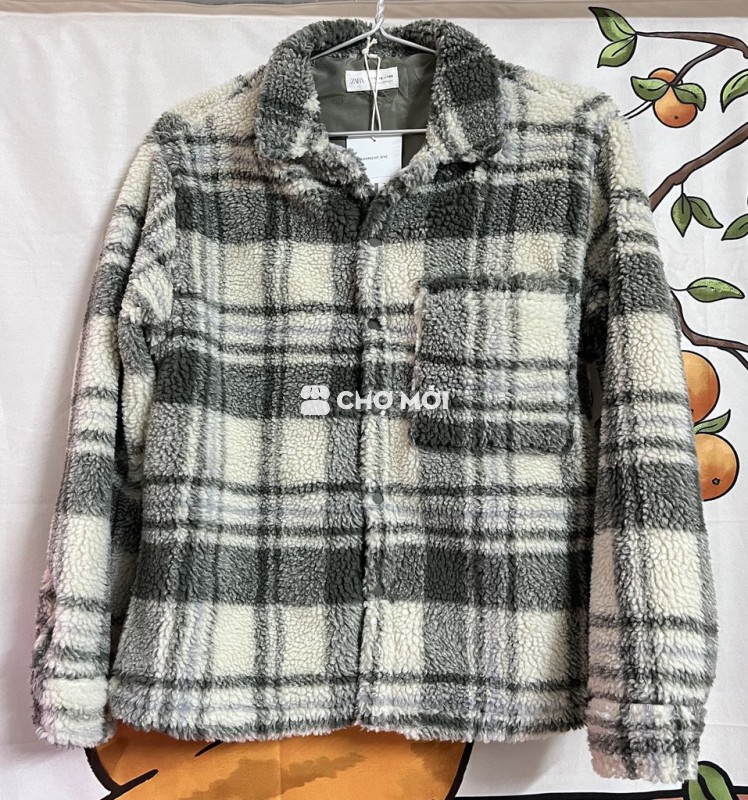 Áo khoác lông Zara (size S/13-14kid)