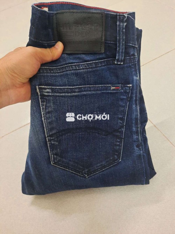 Quần jean Tommy Authentic sz 29 xanh rêu. Tunisia