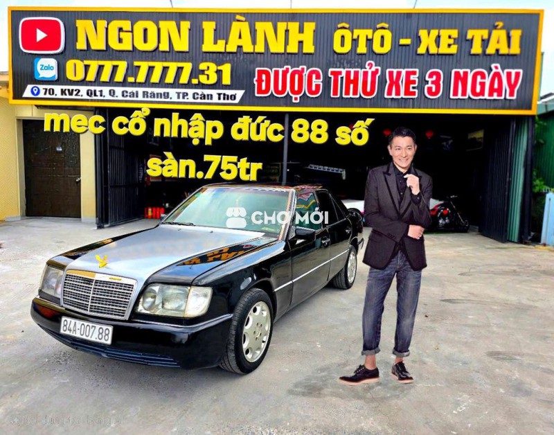 mec cổ w124 E230 cực hiếm. số sàn. bình xăng con..