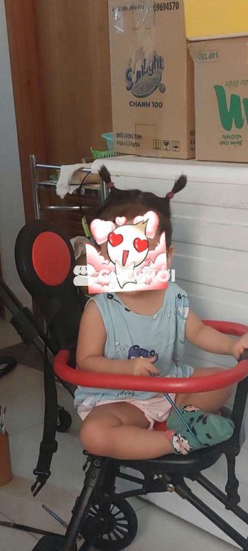 Xe đẩy trẻ em V baby Q2 Đen