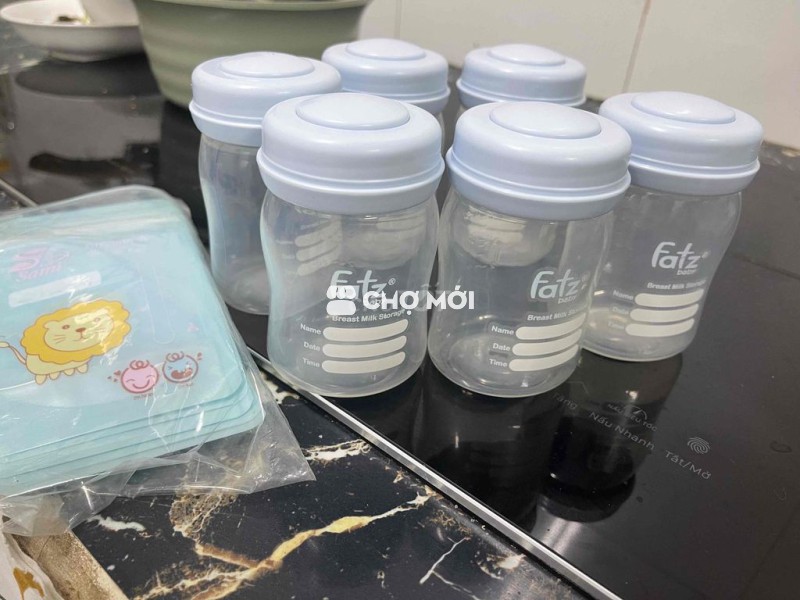 Bình trữ sữa Fatz Baby nhựa trong suốt