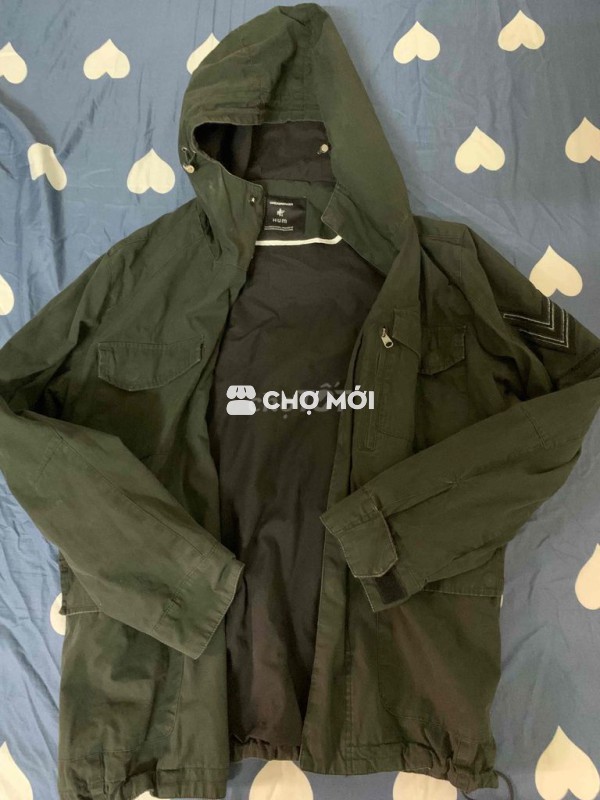 Áo khoác HUM Nam Xanh rêu