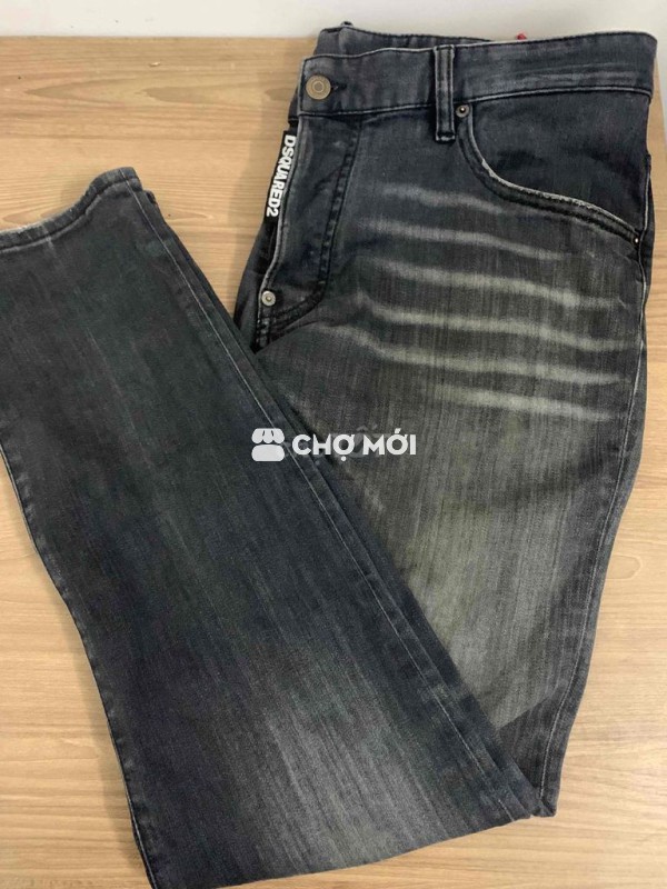 Quần jean DSQUARED2 Nam Đen size 52