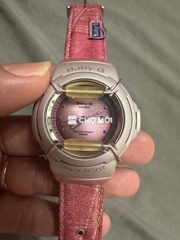 Đồng hồ Casio Baby-G Nữ Vải Hồng