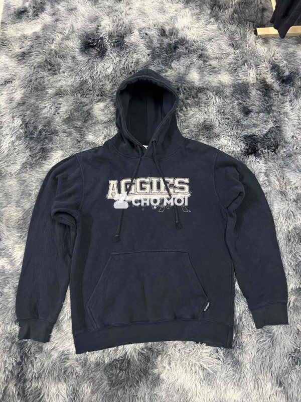 Áo hoodie nỉ cotton cao cấp, không xù lông, size M