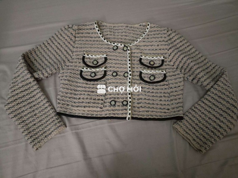 Áo khoác nữ Tweed cổ điển