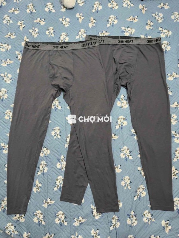 Quần giữ nhiệt Nam Xám XL 45k/2c