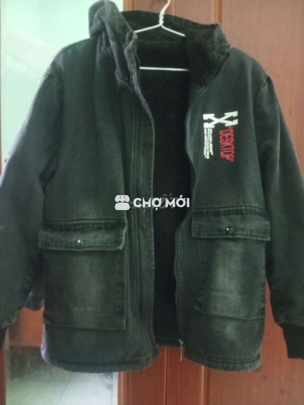 Bán cái áo bò nót lông có mũ hiệu xịn,sai 55kg-65k