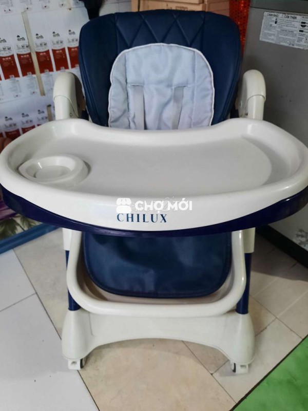 Ghế ăn dặm Chilux Xanh dương