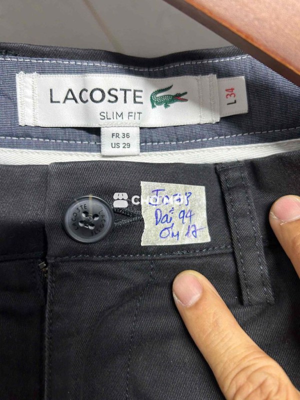 Quần tây Lacoste nam Slim Fit